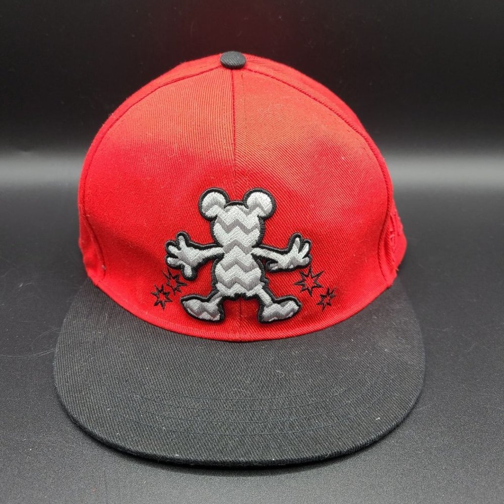 Disney Parks Red Embroidered Mickey Hat